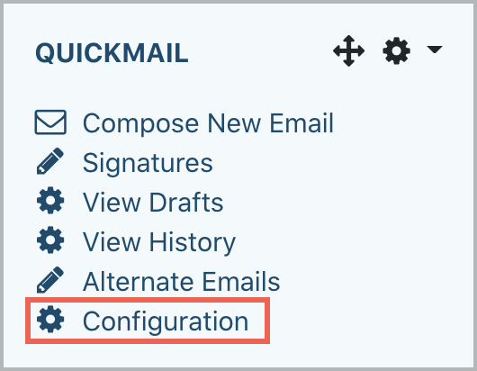  A screenshot of the quickmail Block from the instructor or manager perspective: How to configure a quickmail block .png