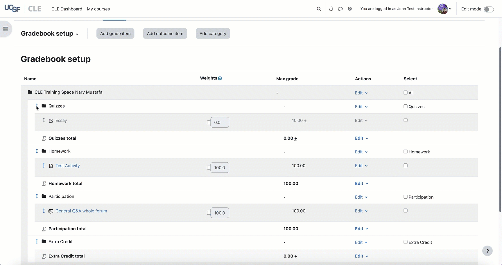 A gif showing how to Move Categories on the CLE gradebook setup page.gif