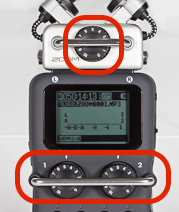 zoom h5 levels dials