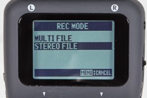 zoom h5 screen - recording modes